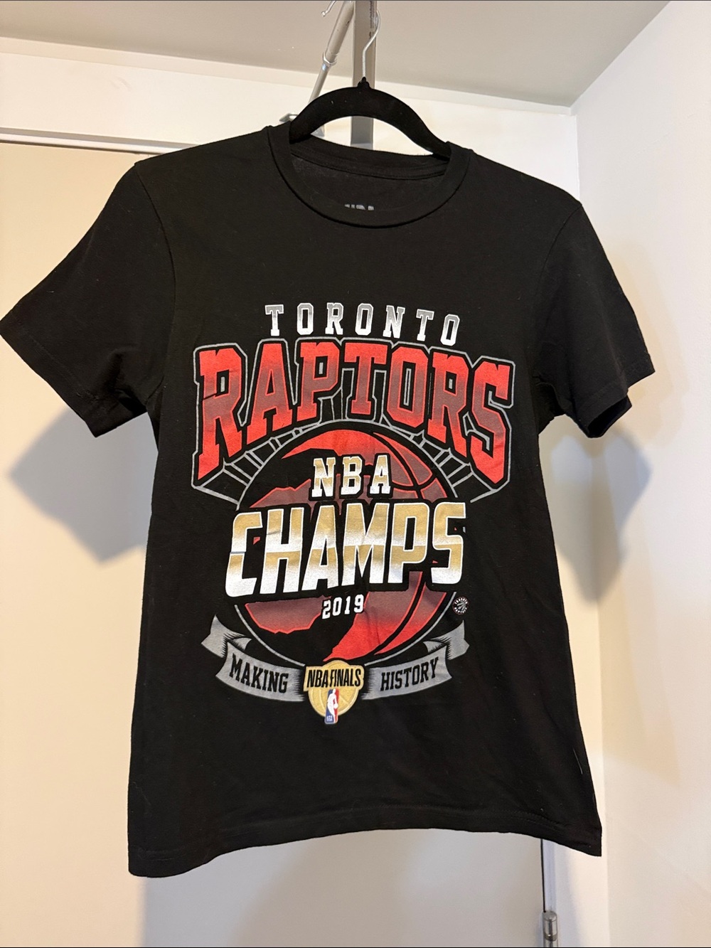 Toronto Raptors 2019 NBA Champs Black Graphic Tee